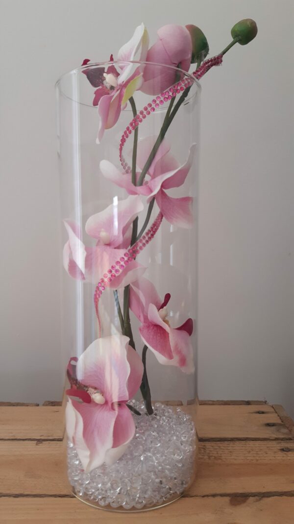Vase cylindrique H 26cm