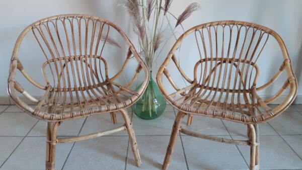 Fauteuils rotin – Image 3