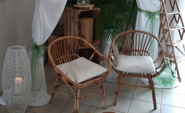 Fauteuils rotin