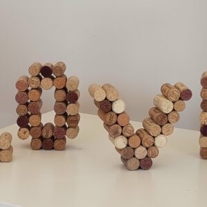 Lettres LOVE bouchons