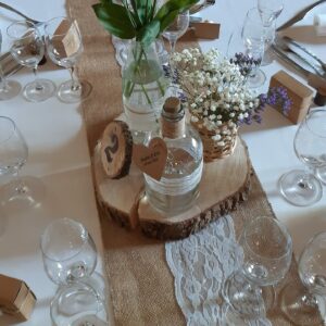 Chemin table jute