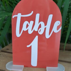 Numéros de table