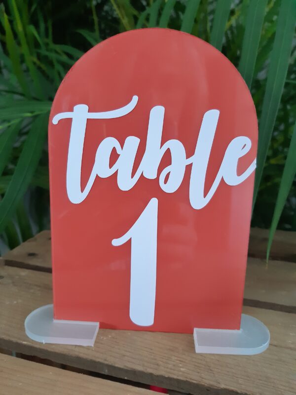 Numéros de table
