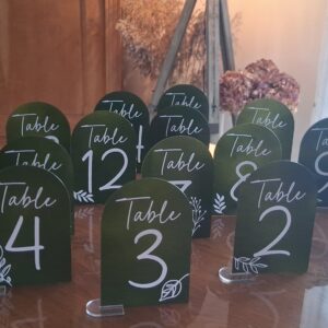 Numéros de table