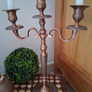 Chandelier cuivre 3 branches