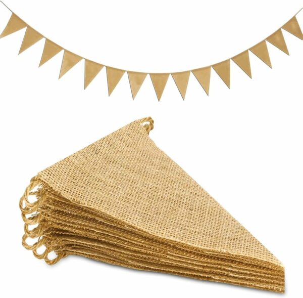 Fanions toiles de jute – Image 3